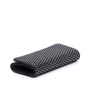 Pochette in raso nero con cristalli. - TreemmeCreazioni