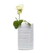 Pochette in raso plissettato bianco. - TreemmeCreazioni