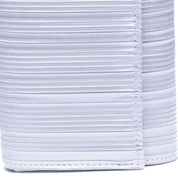 Pochette in raso plissettato bianco. - TreemmeCreazioni