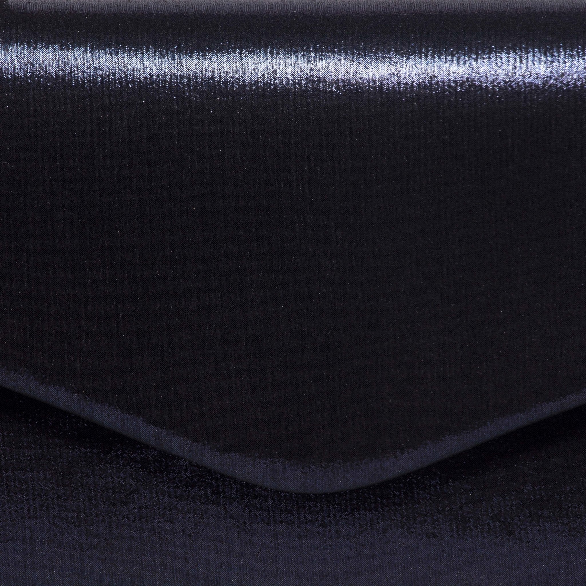 Pochette in raso spalmato blu. - TreemmeCreazioni