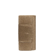 Pochette in tessuto brillantinato bronzo con fiocco - TreemmeCreazioni