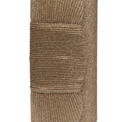 Pochette in tessuto brillantinato bronzo con fiocco - TreemmeCreazioni