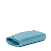 Pochette in tessuto glitterato azzurro - TreemmeCreazioni