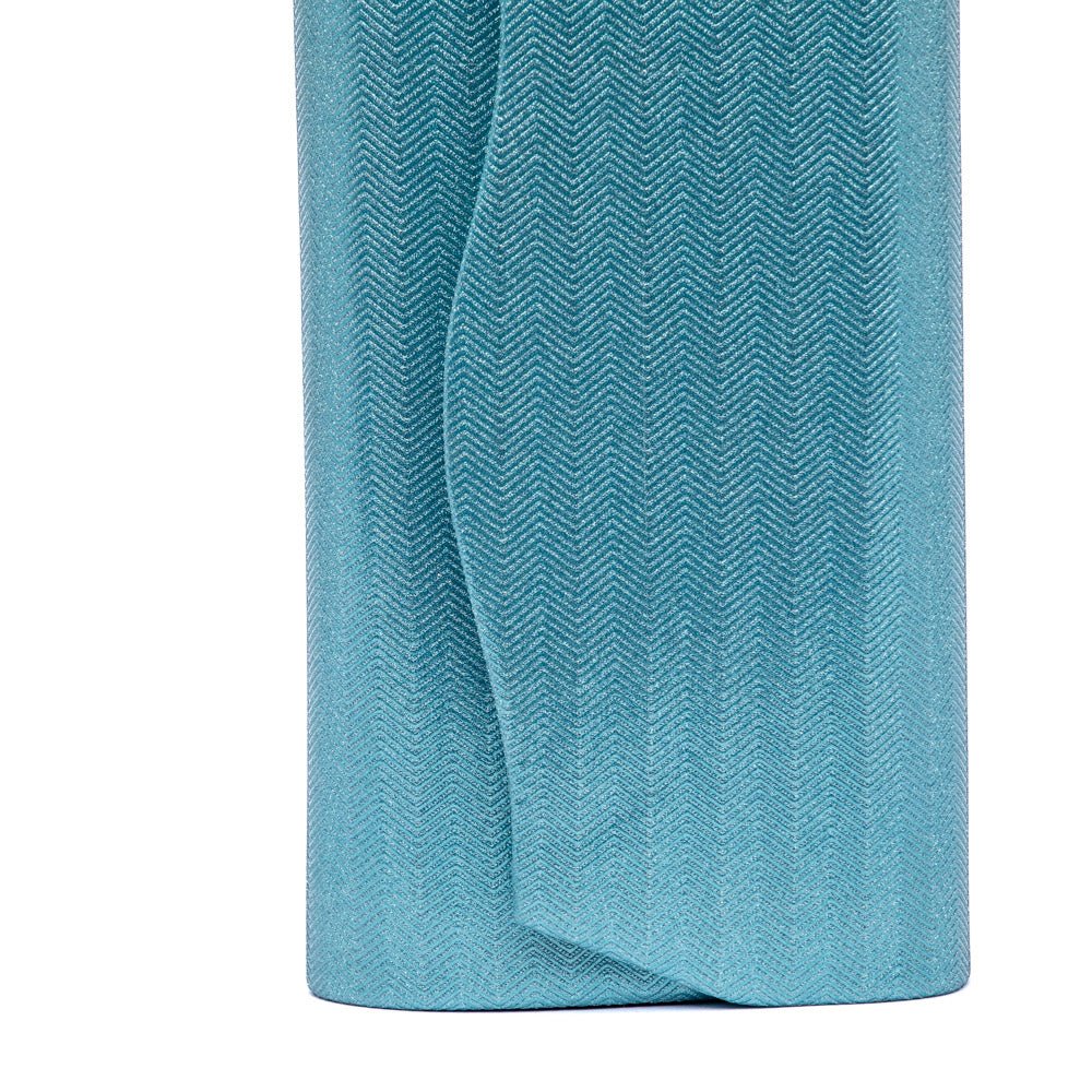 Pochette in tessuto glitterato azzurro - TreemmeCreazioni