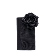 Pochette in tessuto glitterato nero - TreemmeCreazioni