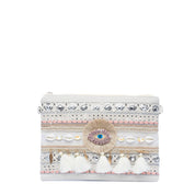 Pochette summer in canvas color sabbia - TreemmeCreazioni