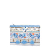 Pochette summer in canvas color sabbia