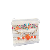 Pochette summer in canvas color sabbia - TreemmeCreazioni