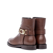 Polacchino in vitello cuoio con morsetto. - TreemmeCreazioni