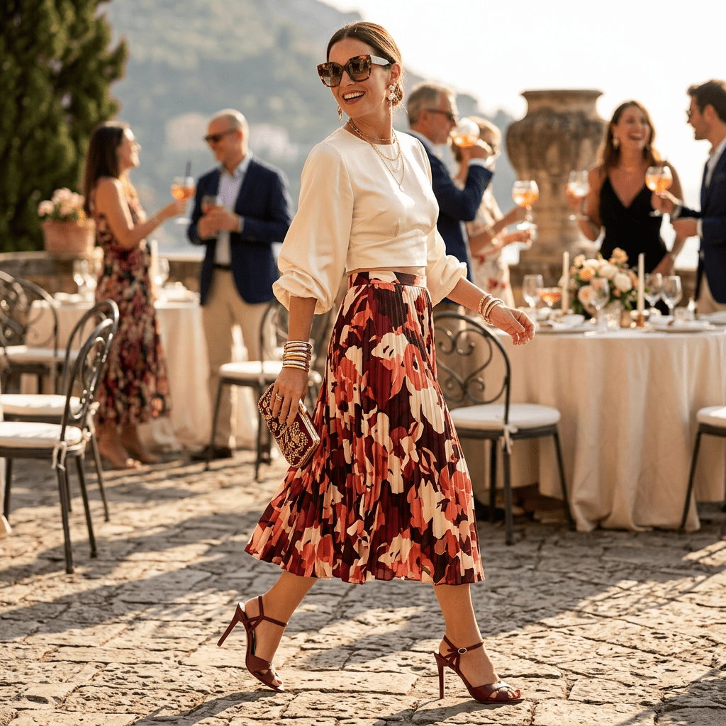 Sandalo alto in pelle rosso bordeaux - TreemmeCreazioni
