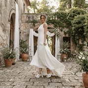 Sandalo Sposa con cinturino e plateau. - TreemmeCreazioni
