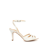 Sandalo Sposa in liz bianco a farfalla.