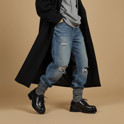 Scarpa stringata in cocco con platform. - TreemmeCreazioni