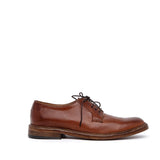 Scarpa stringata in nappa diver fango.