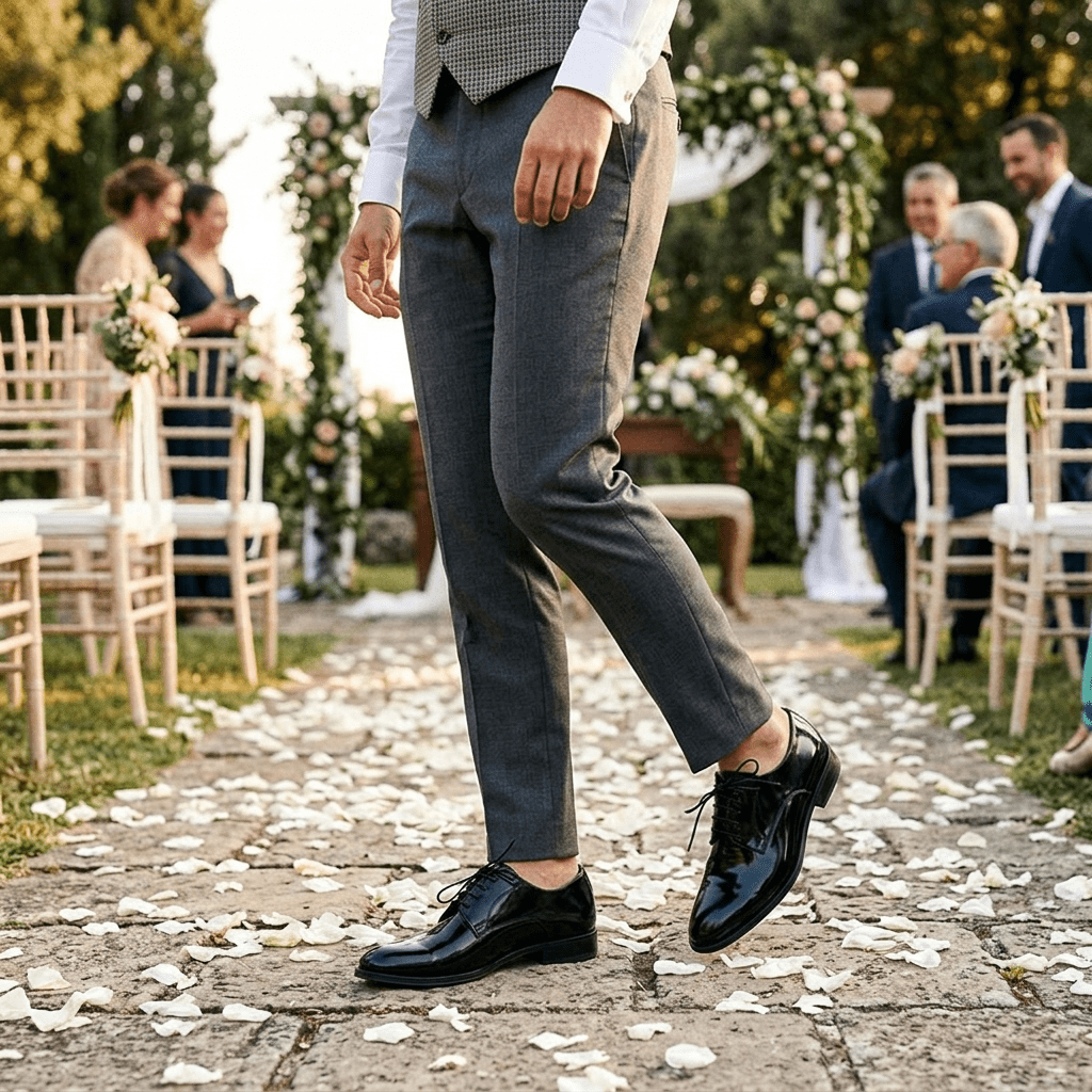 Scarpa uomo elegante in city nero. - TreemmeCreazioni
