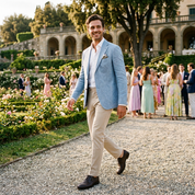 Scarpa uomo elegante in pelle intrecciata marrone - TreemmeCreazioni