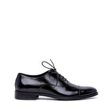 Scarpa uomo elegante in saffiano nero.