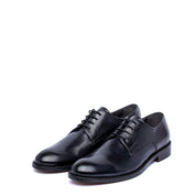 Scarpa uomo elegante in vitello blu lucidato - TreemmeCreazioni