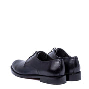 Scarpa uomo elegante in vitello blu lucidato - TreemmeCreazioni