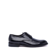 Scarpa uomo elegante in vitello blu lucidato - TreemmeCreazioni