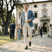 Scarpa uomo elegante in vitello militare con mascherina - TreemmeCreazioni