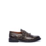 Scarpa uomo elegante in vitello militare con mascherina