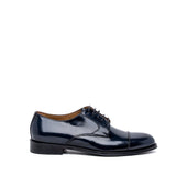 Scarpa uomo elegante in vitello spazzolato blu