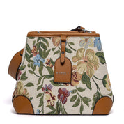 Shopper a mano in cotone stampa floreale. - TreemmeCreazioni