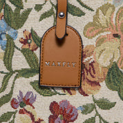 Shopper a mano in cotone stampa floreale. - TreemmeCreazioni
