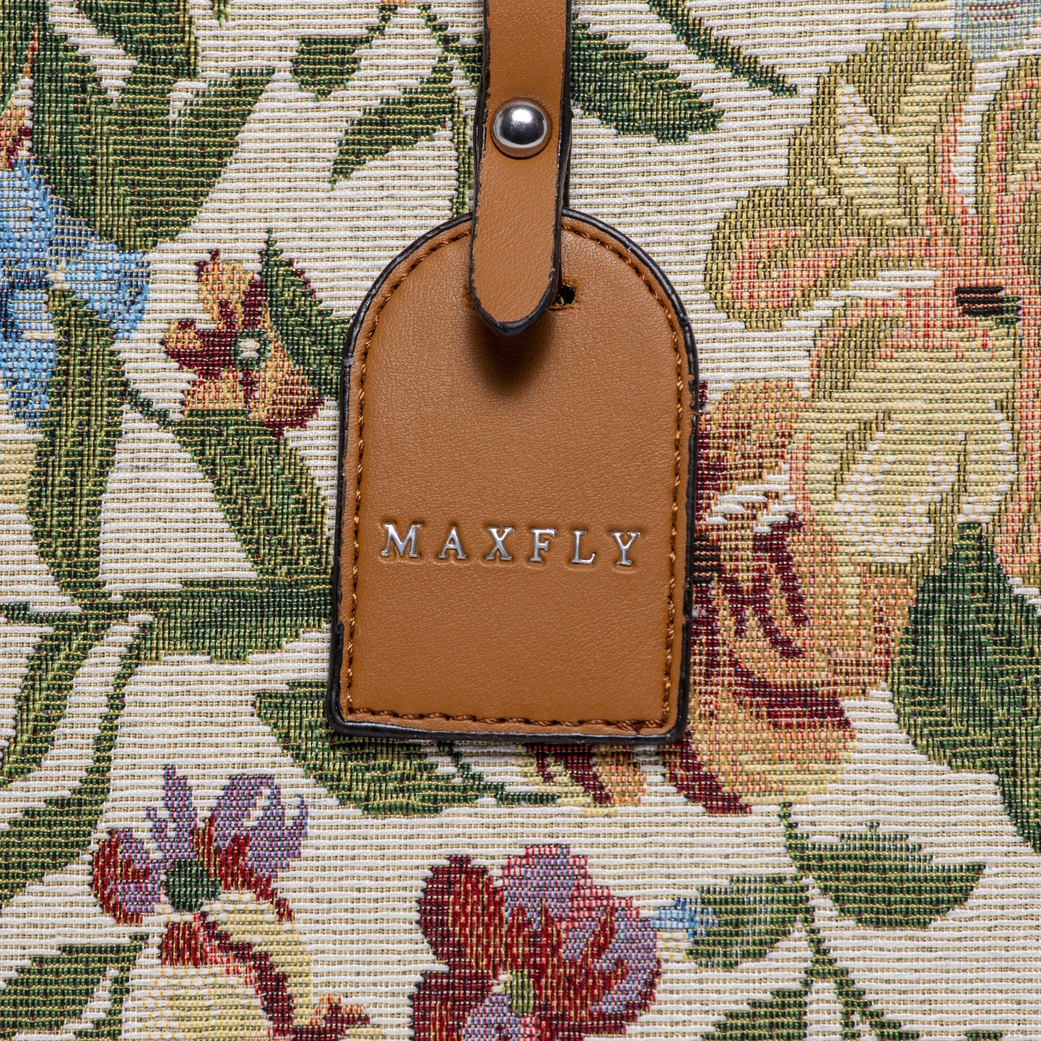Shopper a mano in cotone stampa floreale. - TreemmeCreazioni