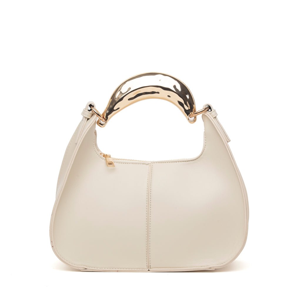 Shopper a mano in ecopelle burro. - TreemmeCreazioni