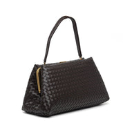 Shopper a mano in pelle intrecciata. - TreemmeCreazioni