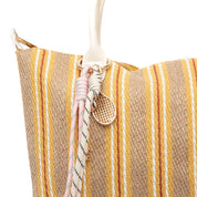 Shopper a mano in rafia colorata. - TreemmeCreazioni