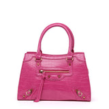Shopper in stampa cocco fuxia.