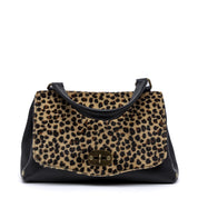 Shopper modello postina in pelle e cavallino maculato. - TreemmeCreazioni