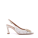 Slignback Sposa in pizzo pompidou bianco.
