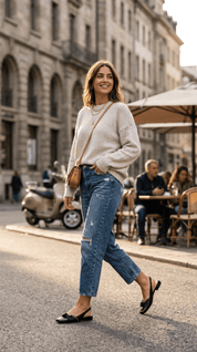 Slingback bassa con forma quadrata e nodo. - TreemmeCreazioni