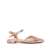 Slingback bassa in charm cipria.