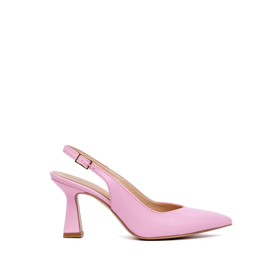 Slingback in capretto rosa - TreemmeCreazioni