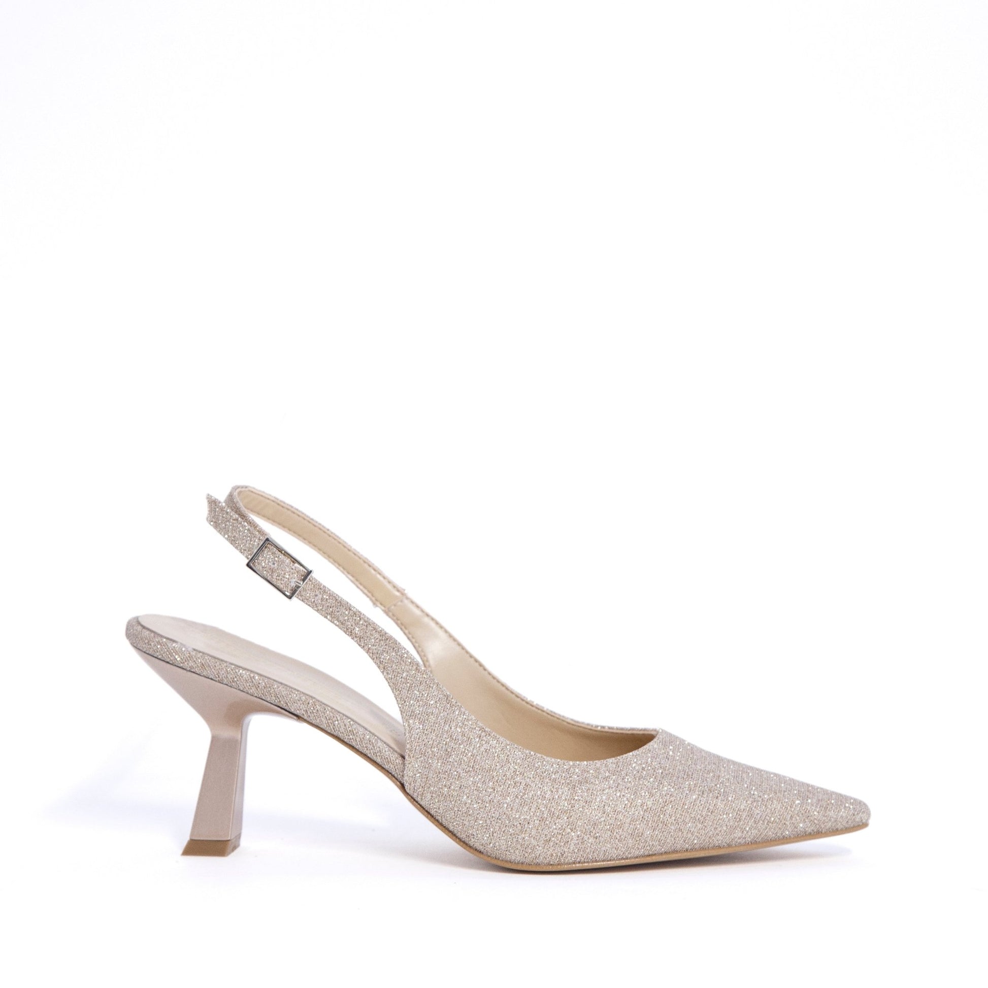 Slingback in gagliardo cipria. - TreemmeCreazioni