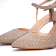Slingback in gagliardo nude con cinturino. - TreemmeCreazioni