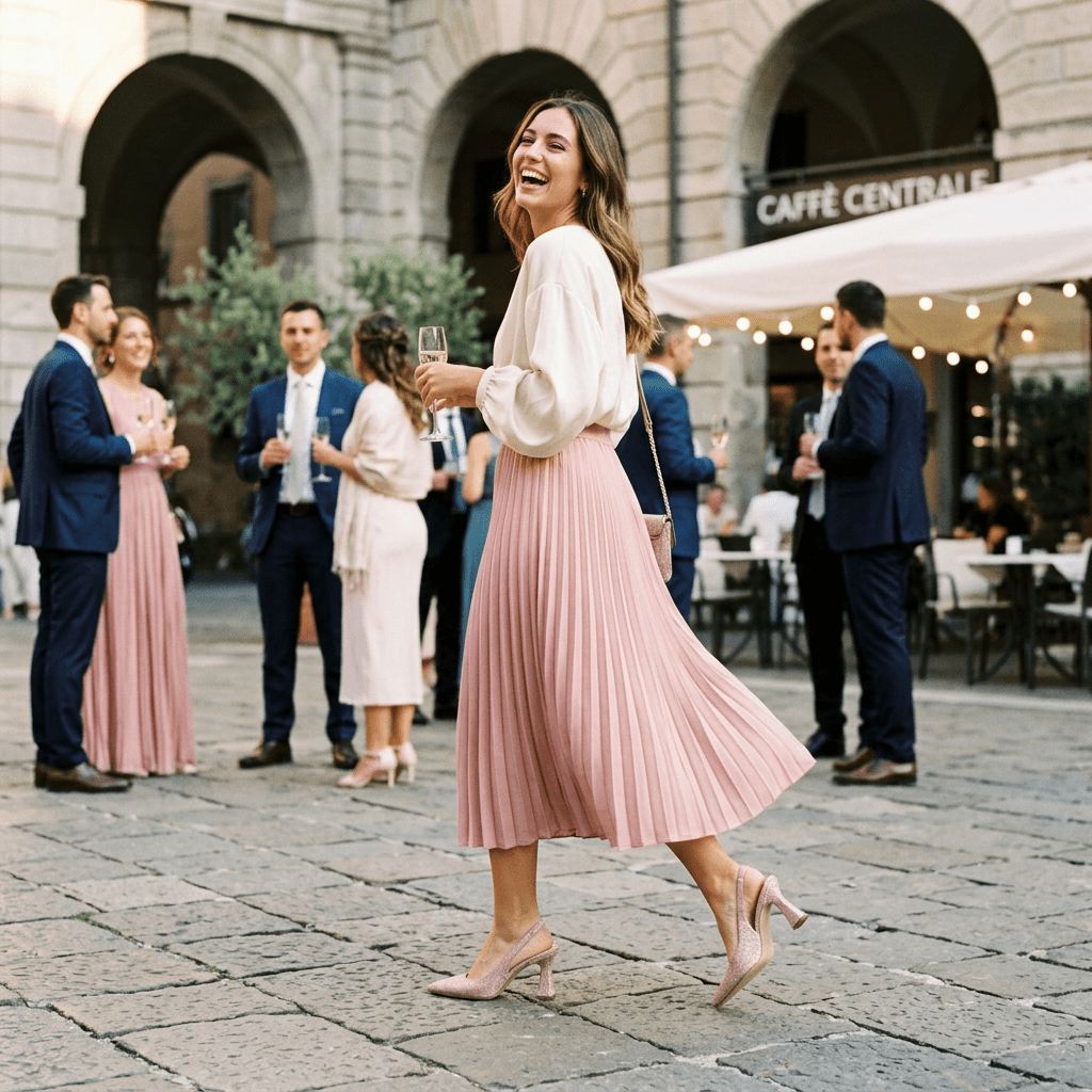 Slingback in gagliardo nude con tacco clessidra. - TreemmeCreazioni