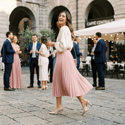 Slingback in gagliardo nude con tacco clessidra. - TreemmeCreazioni