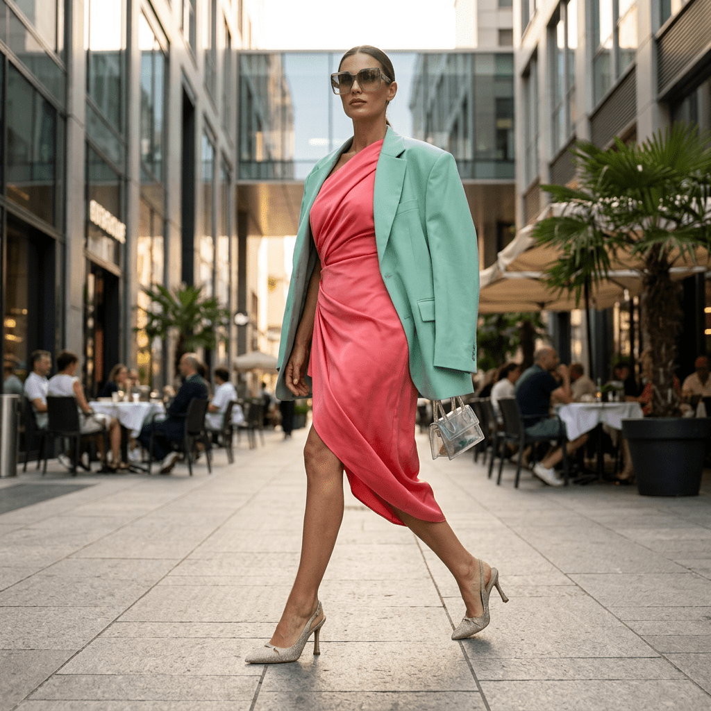 Slingback in gagliardo nude platino - TreemmeCreazioni