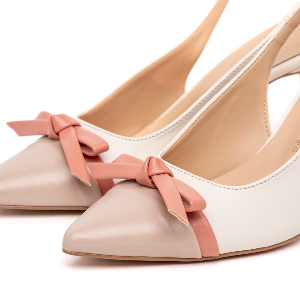 Slingback in liz burro con fiocchetto - TreemmeCreazioni
