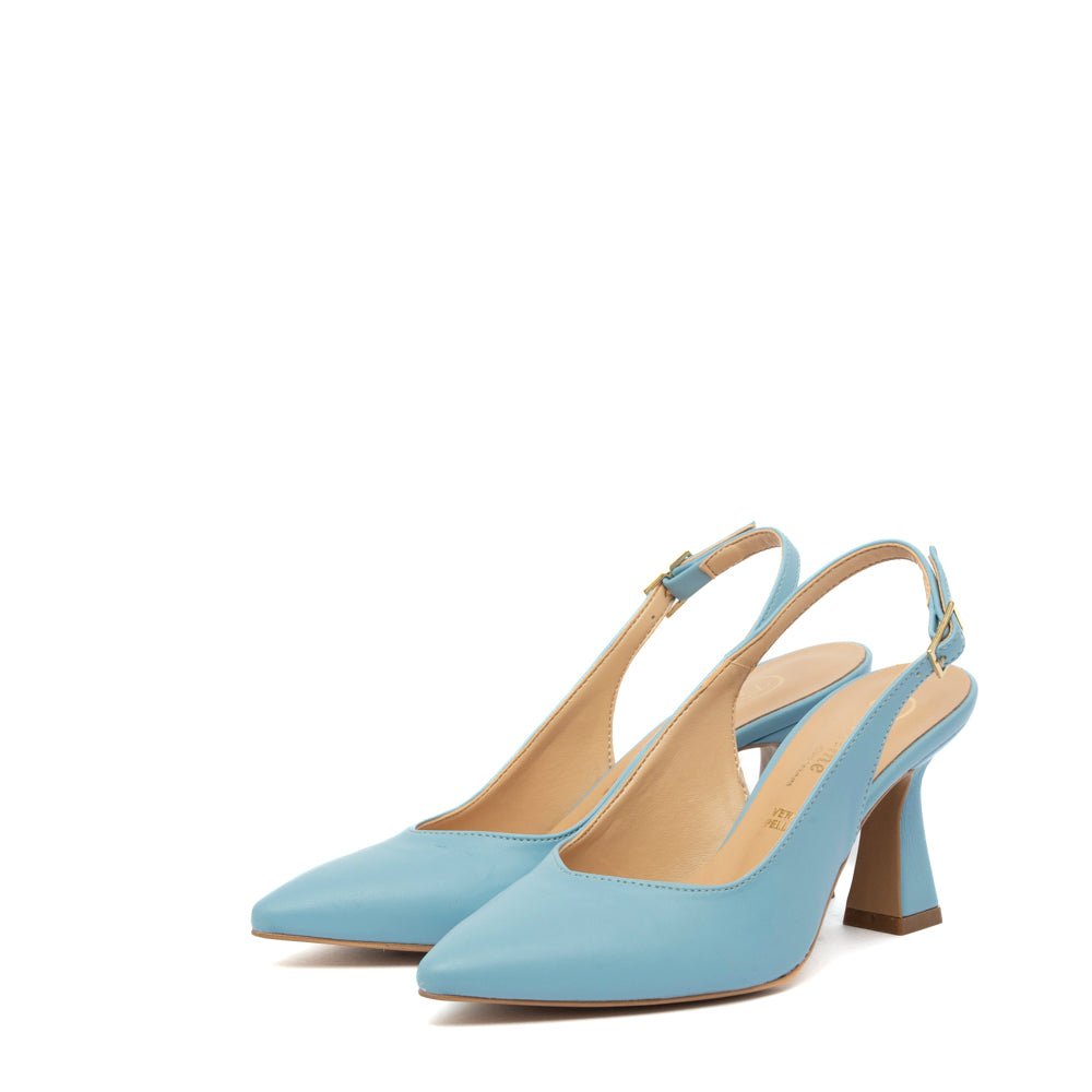 Slingback in liz celeste - TreemmeCreazioni