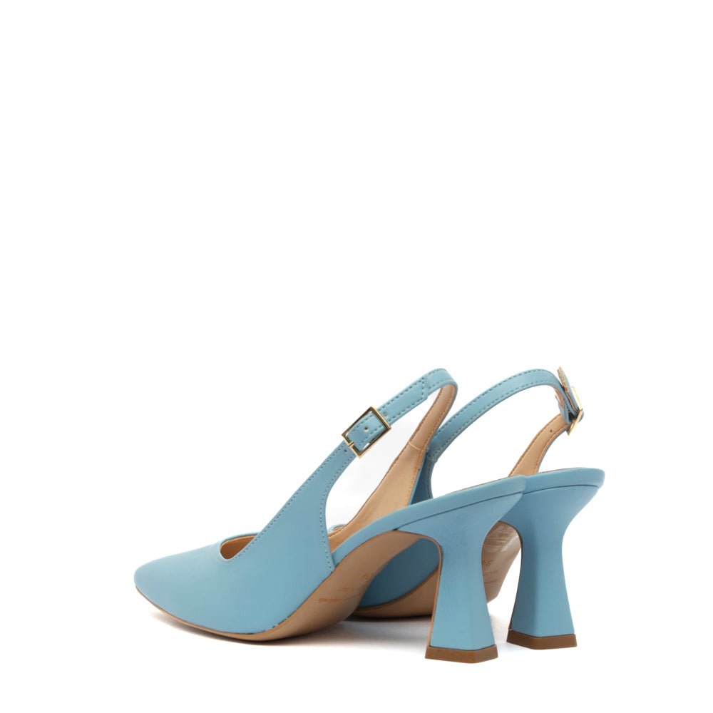 Slingback in liz celeste - TreemmeCreazioni