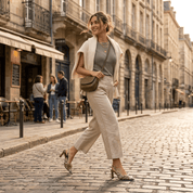 Slingback in liz pitonato - TreemmeCreazioni