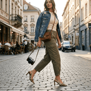 Slingback in liz pitonato - TreemmeCreazioni