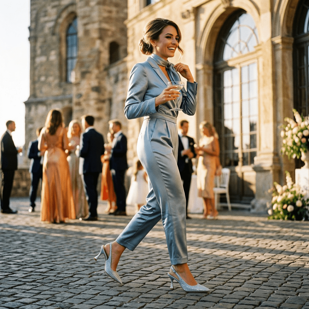 Slingback in microglitter argento - TreemmeCreazioni